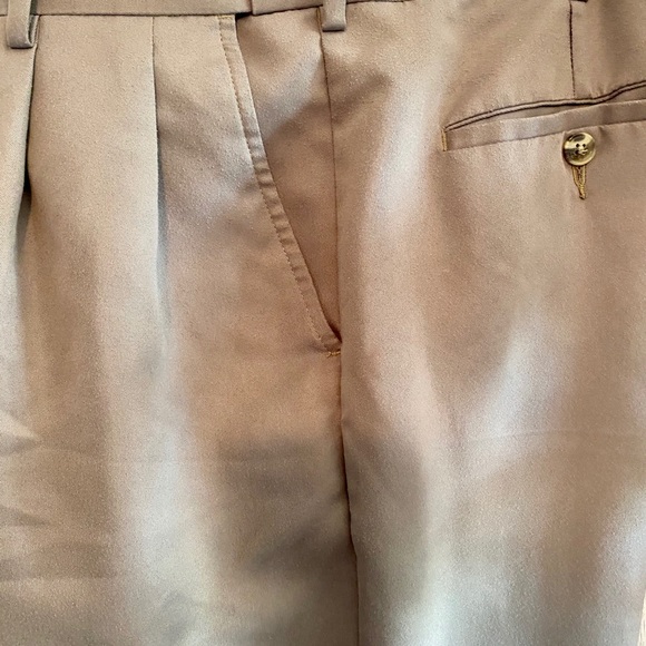 Savane Pants Mens Khaki Dress Slacks With Cuff Poshmark